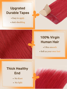 Extensions de cheveux DOORES en balayage, présentation en paquet