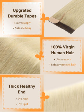 Extensions de cheveux DOORES en couleur balayage