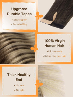 Extensions de cheveux DOORES en couleur balayage