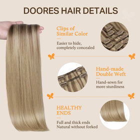 Extensions de cheveux DOORES en couleur ombrée