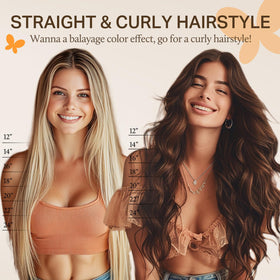 Extensions de cheveux DOORES en cours d'utilisation, coiffure élégante