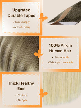 Extensions de cheveux DOORES en différentes couleurs