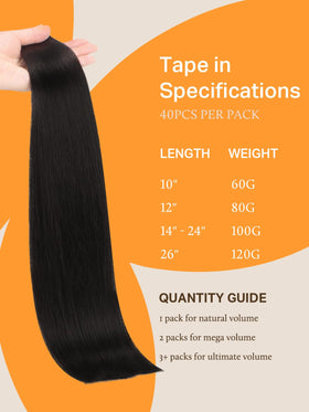 Extensions de cheveux DOORES en ombre, vue de côté