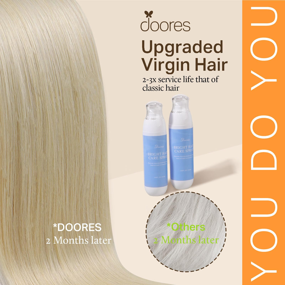 Extensions de cheveux DOORES en paquet