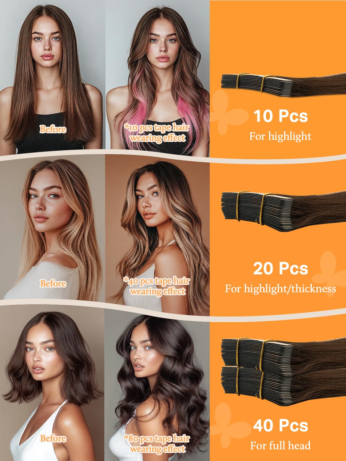 Extensions de cheveux DOORES en usage quotidien