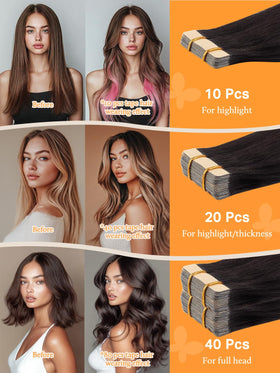 Extensions de cheveux DOORES montrant leur texture soyeuse