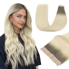 Extensions de cheveux DOORES, paquet de 20 pièces, couleur naturelle