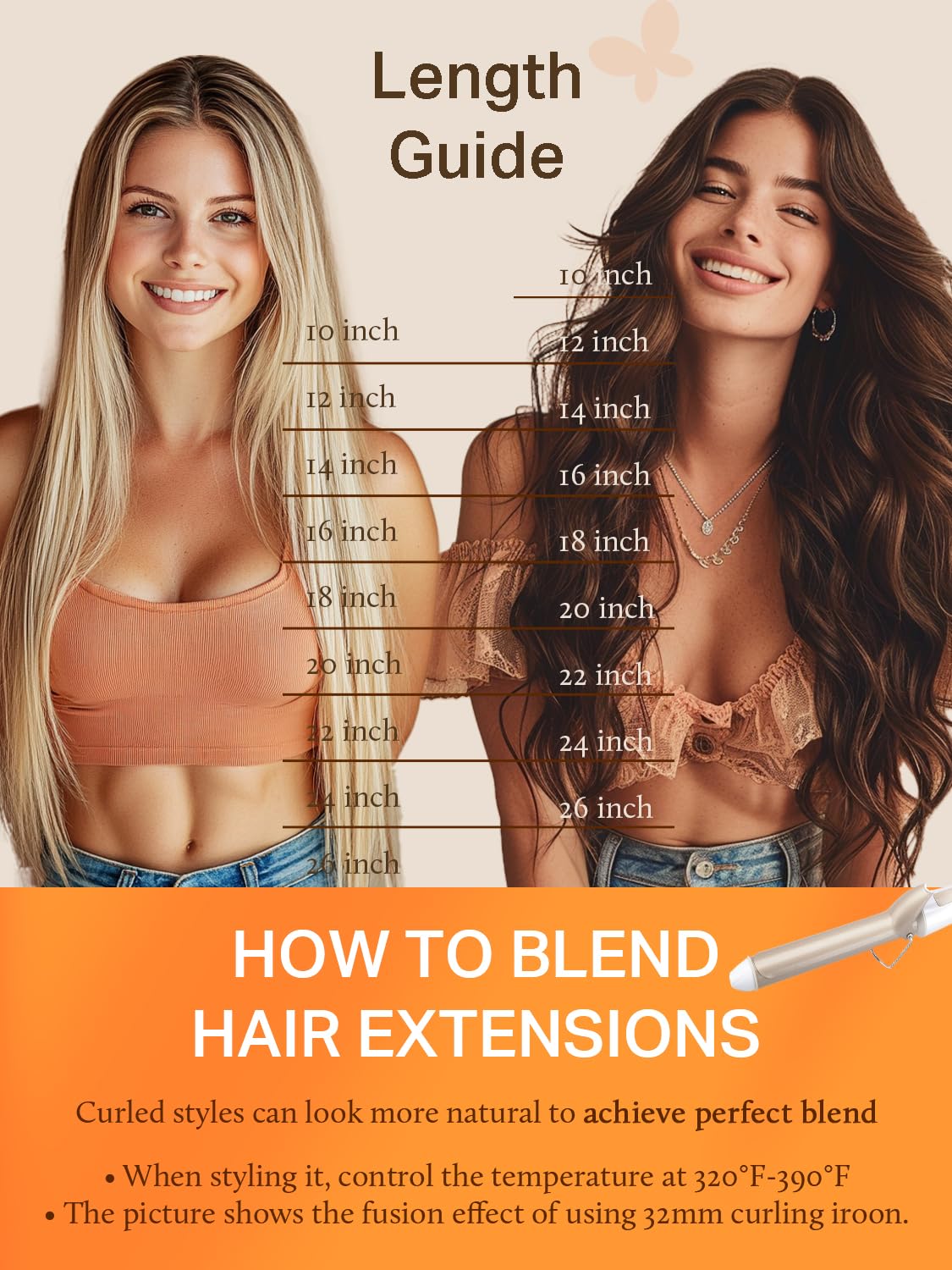 Extensions de cheveux DOORES prêtes à être posées