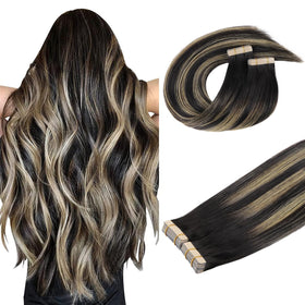 Extensions de cheveux DOORES Tape In 80g, vue de face
