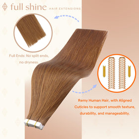 Extensions de cheveux Fshine en cheveux humains avec coupe claire