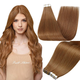 Extensions de cheveux Full Shine 20 pouces Ginger Copper vue de face
