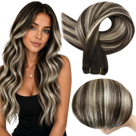 Extensions de cheveux Full Shine 22 pouces couleur noir naturel