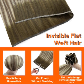 Extensions de cheveux Full Shine 22 pouces présentées dans un environnement lumineux