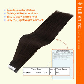 Extensions de cheveux Full Shine 24 pouces posées sur un mannequin