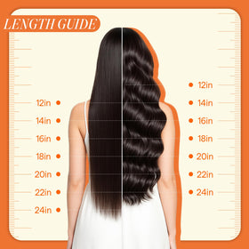 Extensions de cheveux Full Shine appliquées en demi-queue