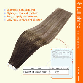 Extensions de cheveux Full Shine en couleur balayage et ombre