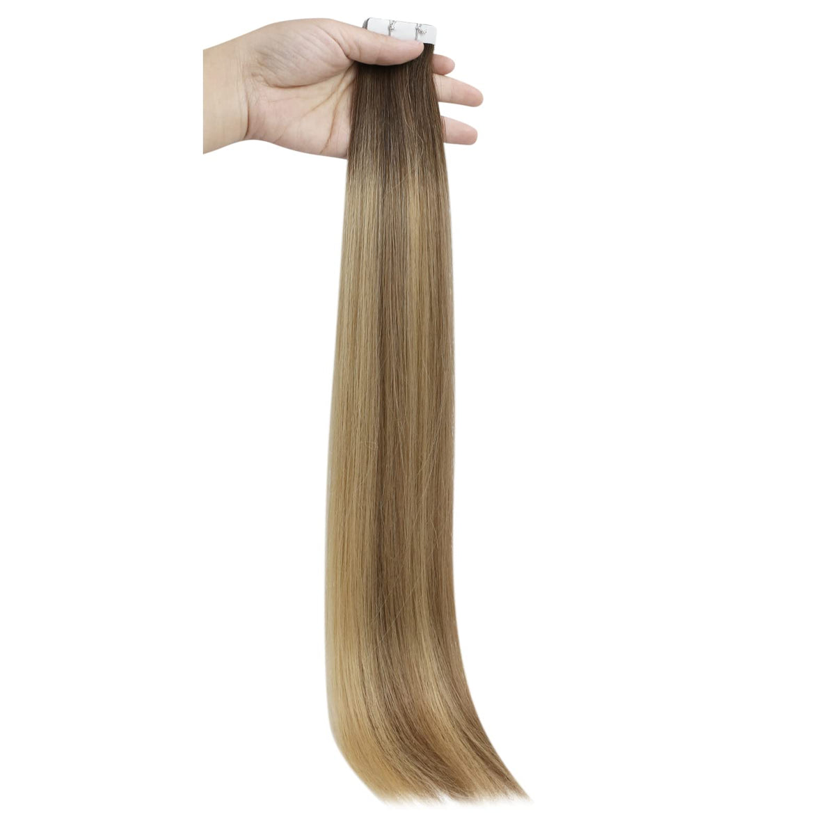 Extensions de cheveux Full Shine en cours de pose