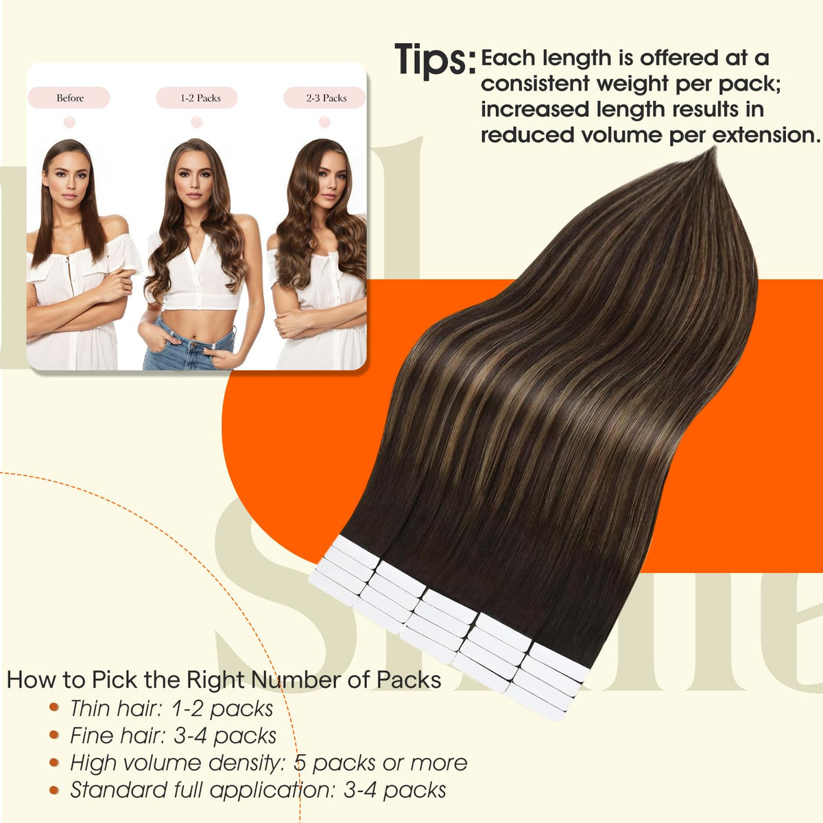 Extensions de cheveux Full Shine en paquet