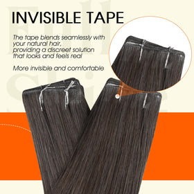 Extensions de cheveux Full Shine montrant la texture soyeuse