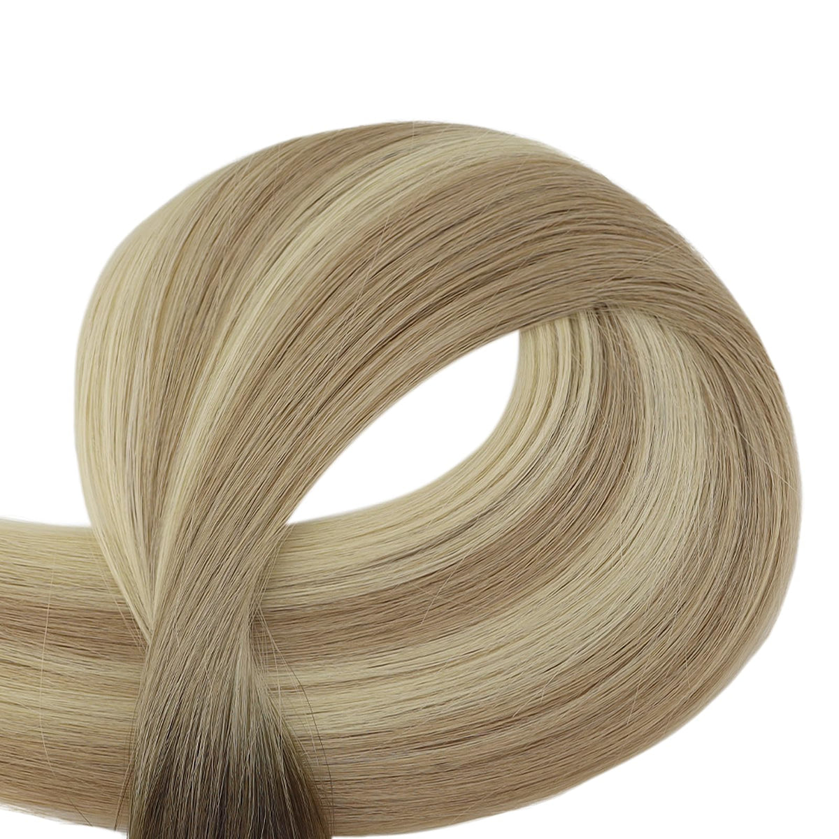 Extensions de cheveux Full Shine sur fond blanc