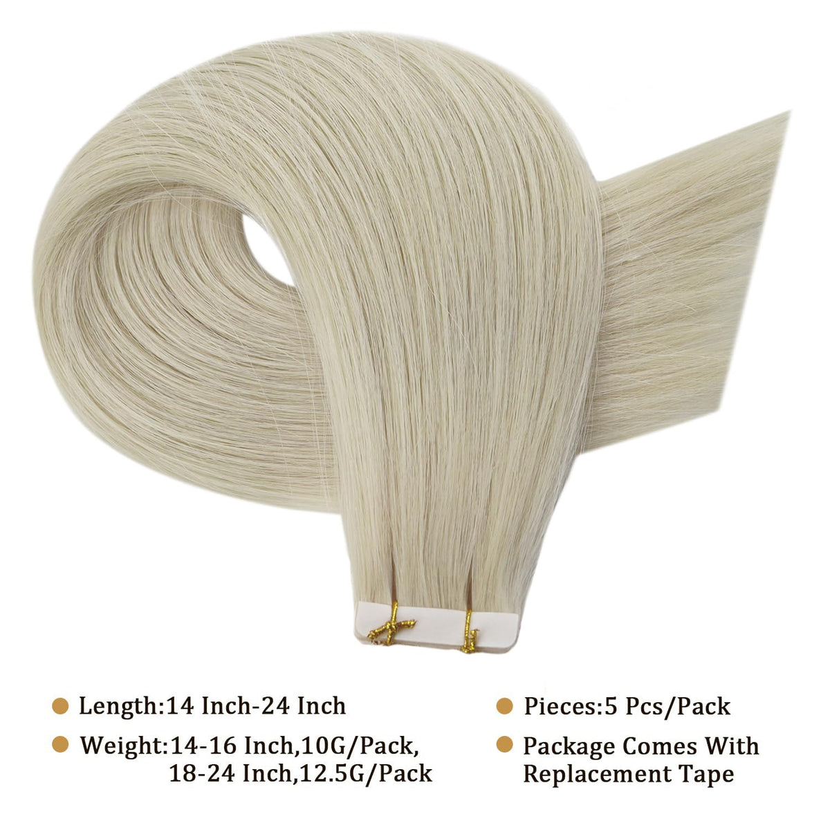 Extensions de cheveux Full Shine, texture douce et soyeuse