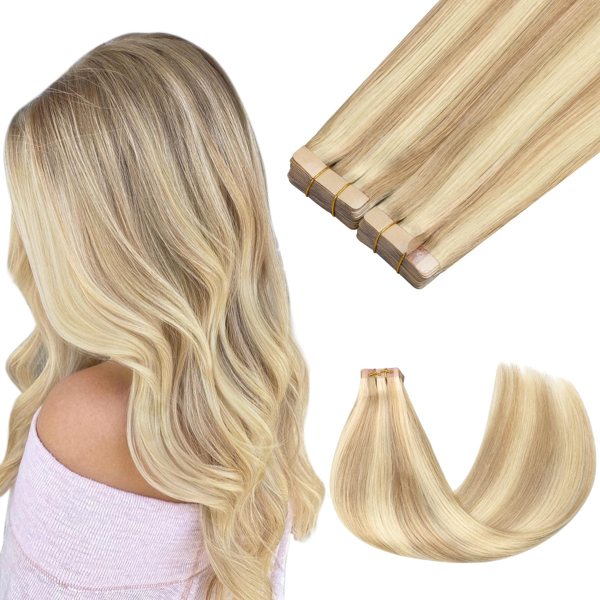 Extensions de cheveux GOO GOO 10 pouces couleur 18A/613A