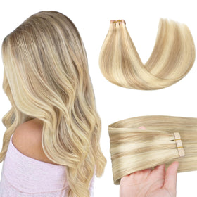 Extensions de cheveux GOO GOO 10 pouces couleur 18A/613A vue de face