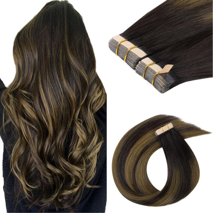 Extensions de cheveux GOO GOO 10 pouces en balayage 2/6/2, vue avant