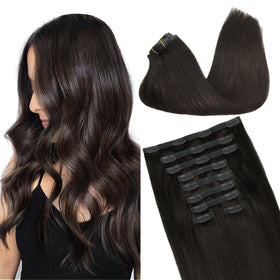 Extensions de cheveux GOO GOO 130g en cheveux humains, vue de face