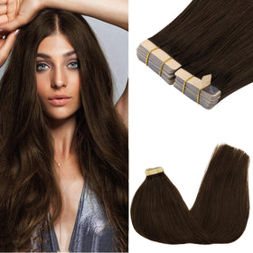 Extensions de cheveux GOO GOO 16 pouces chocolat vue de face