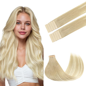 Extensions de cheveux GOO GOO 18 pouces balayage blond vue de face