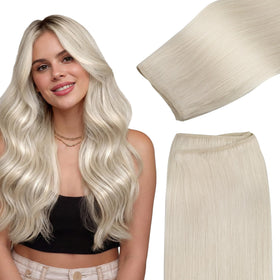 Extensions de cheveux GOO GOO 18 pouces modèle avant avec texture naturelle