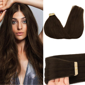 Extensions de cheveux GOO GOO 20 pouces brun chocolat face avant