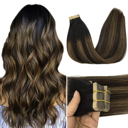 Extensions de cheveux GOO GOO 20 pouces couleur 1B/6/1B vue de face