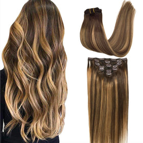 Extensions de cheveux GOO GOO 20 pouces couleur chocolat caramel