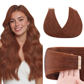Extensions de cheveux GOO GOO 22 pouces couleur acajou foncé cuivré