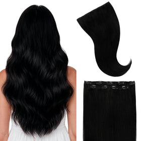Extensions de cheveux GOO GOO 22 pouces couleur châtain clair vue de face