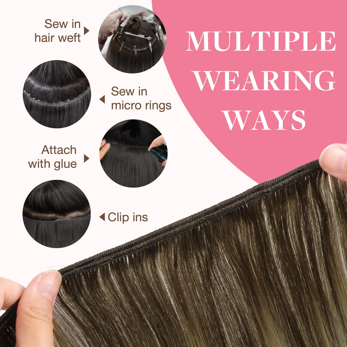 Extensions de Cheveux GOO GOO 22 pouces en paquet