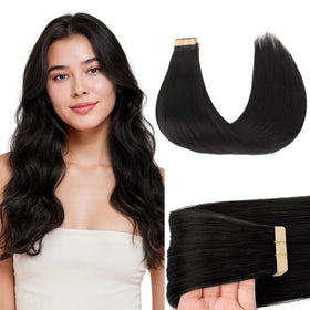 Extensions de cheveux GOO GOO 28 pouces couleur noire naturelle