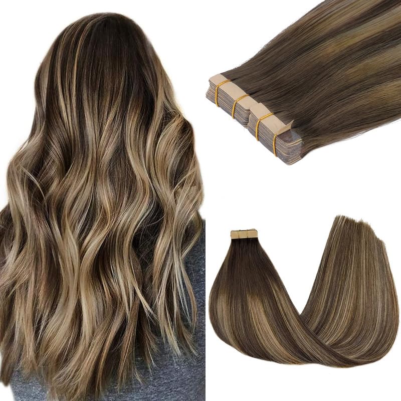 Extensions de cheveux GOO GOO 4/26/4 Balayage vue de face