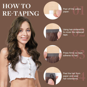 Extensions de cheveux GOO GOO 40 pièces en paquet