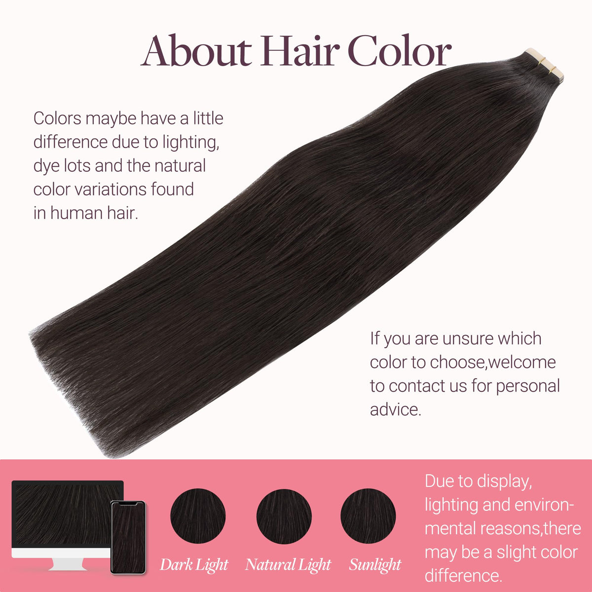 Extensions de cheveux GOO GOO, application sur cheveux