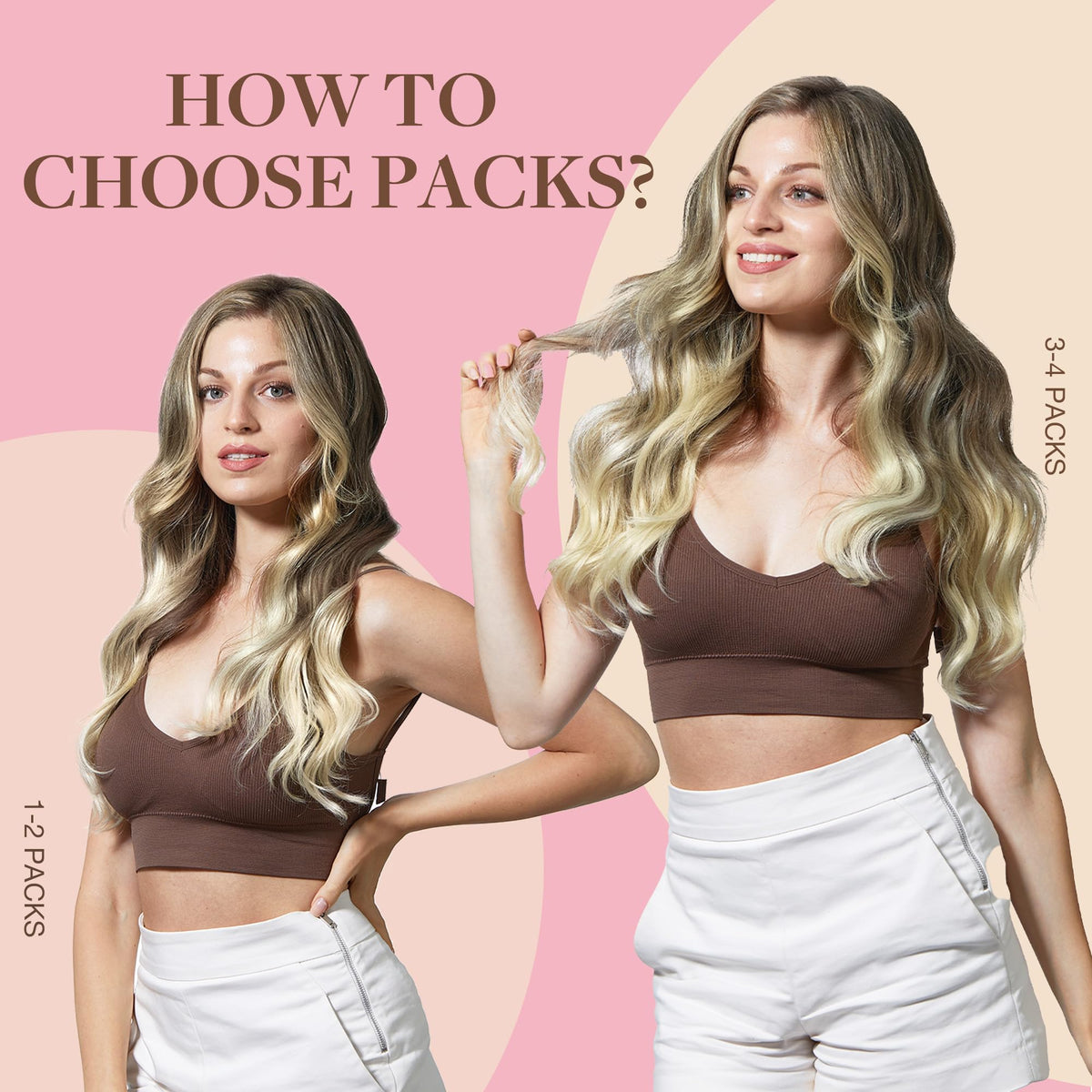 Extensions de cheveux GOO GOO avec texture lisse