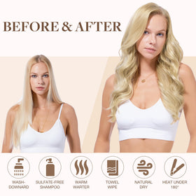 Extensions de cheveux GOO GOO avec une finition lisse et brillante