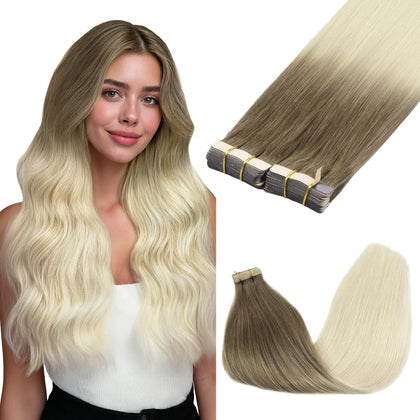 Extensions de cheveux GOO GOO balayage 9/60 26 pouces vue de face
