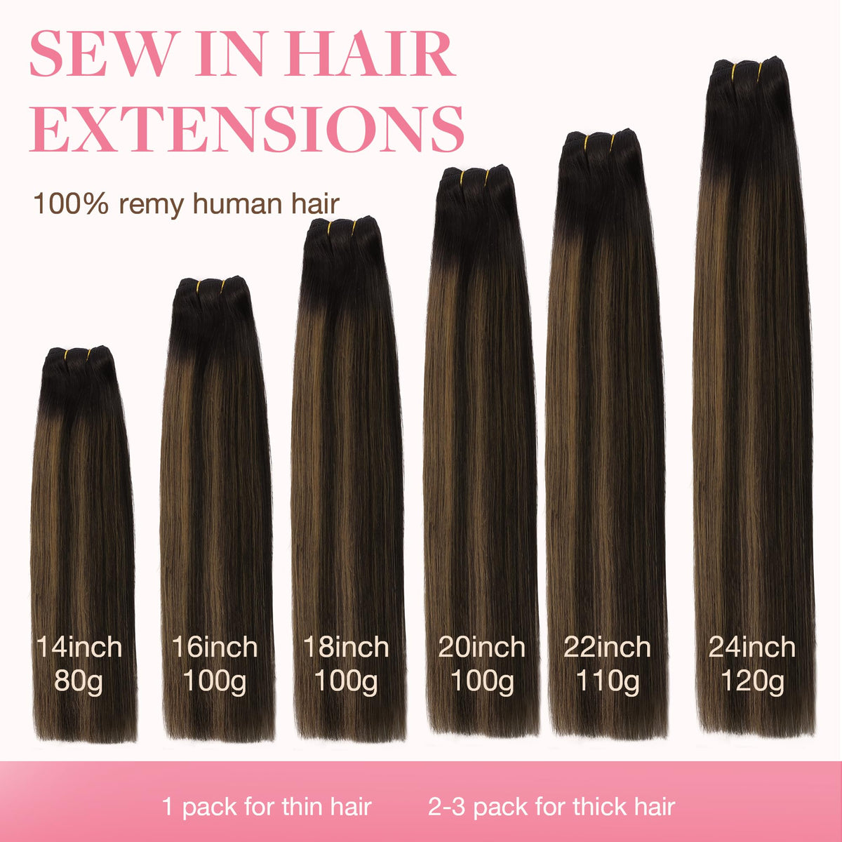 Extensions de cheveux GOO GOO en application sur un modèle