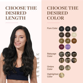 Extensions de cheveux GOO GOO en cheveux humains, mise en scène