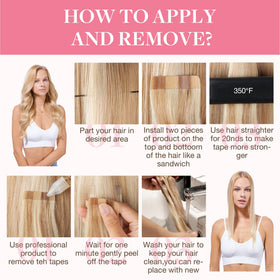 Extensions de cheveux GOO GOO en cheveux humains Remy