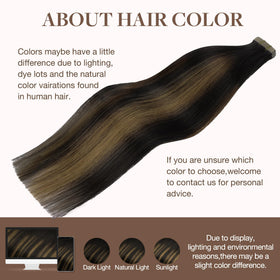 Extensions de cheveux GOO GOO en couleur balayage