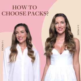 Extensions de cheveux GOO GOO en couleur chocolat et blond